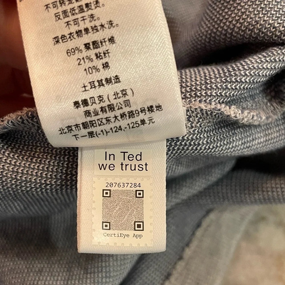 Ted Baker Men’s Textured Polo with Zip Neck - Picture 6 of 8